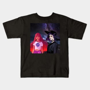 Raven and Starfire Midnight Kids T-Shirt